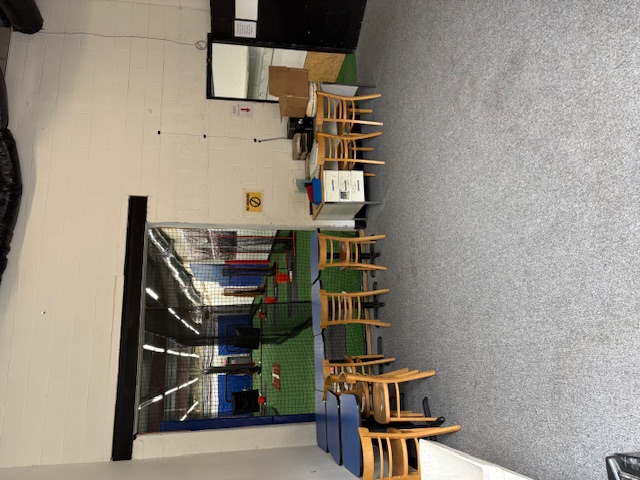 Waiting area and viewing