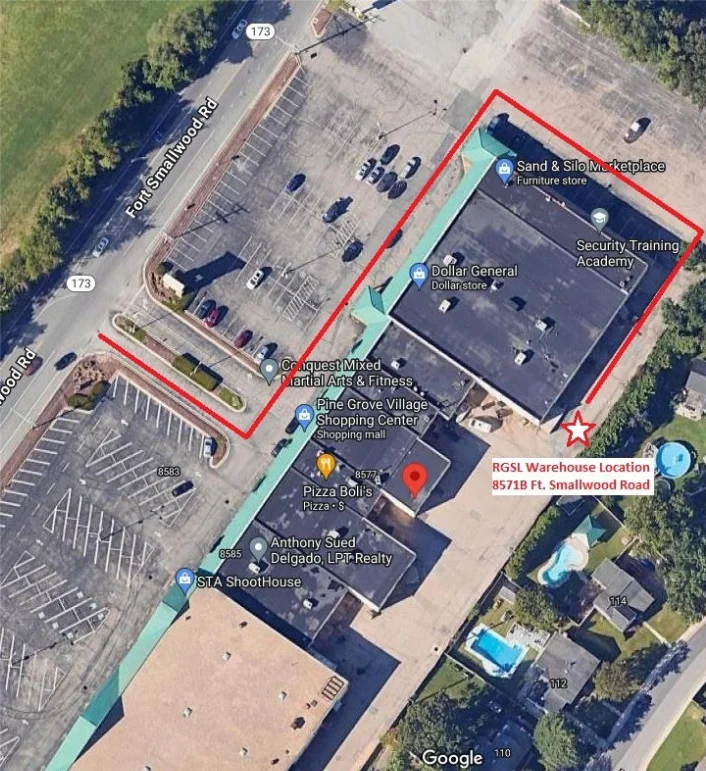 RGSL Facility Location Map - 8571B Ft. Smallwood Road
